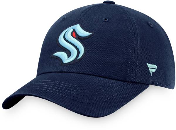 NHL Seattle Kraken Core Navy Adjustable Hat