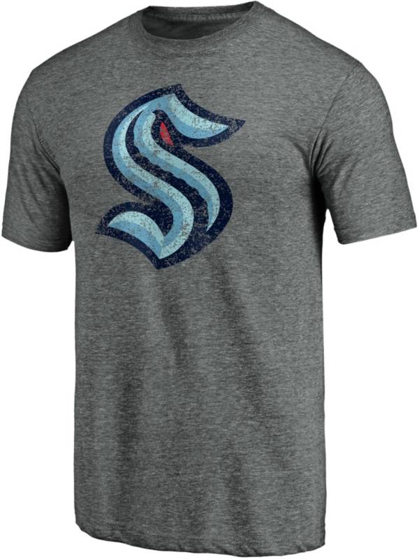 NHL Seattle Kraken Logo Navy Tri-Blend T-Shirt product image