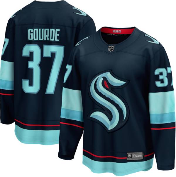 NHL Seattle Kraken Yanni Gourde #37 Breakaway Home Replica Jersey