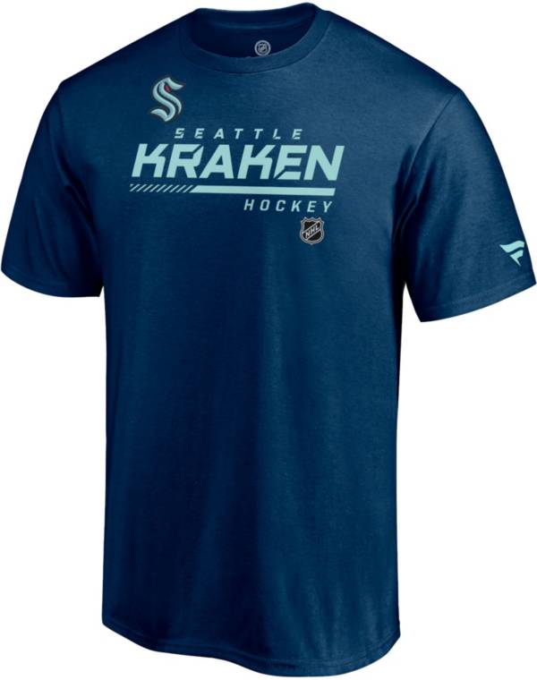 NHL Seattle Kraken Authentic Pro Prime Navy T-Shirt