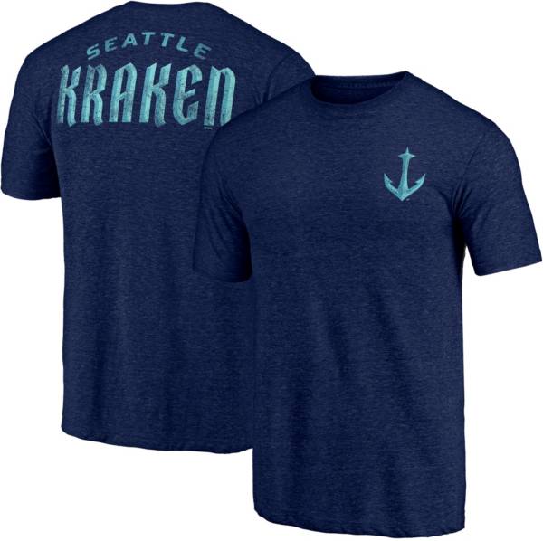 NHL Seattle Kraken Shoulder Patch Navy T-Shirt