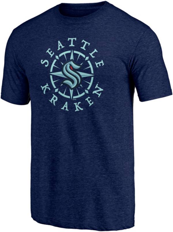 NHL Seattle Kraken Shoot To Score Navy T-Shirt