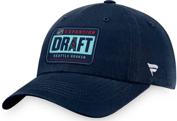 NHL Seattle Kraken Draft Navy Adjustable Hat