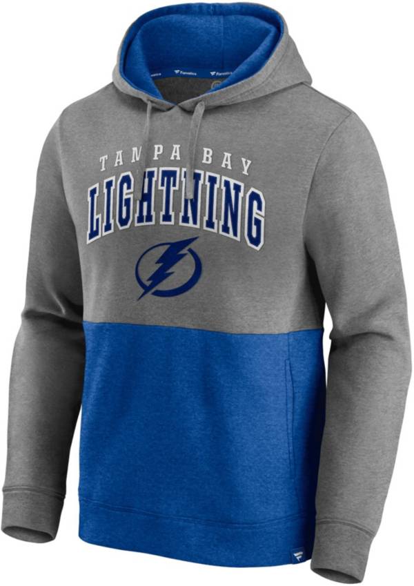 NHL Tampa Bay Lightning Block Party Signature Grey Pullover Hoodie