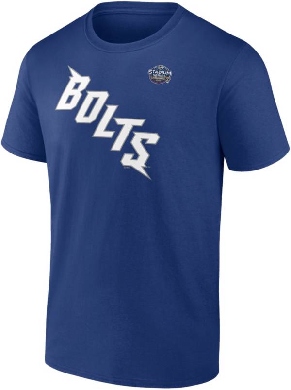 NHL '21-'22 Stadium Series Tampa Bay Lightning Authentic Pro Locker Room Blue T-Shirt