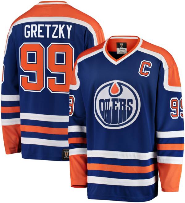 NHL Edmonton Oilers Wayne Gretzky #99 Breakaway Vintage Replica Jersey
