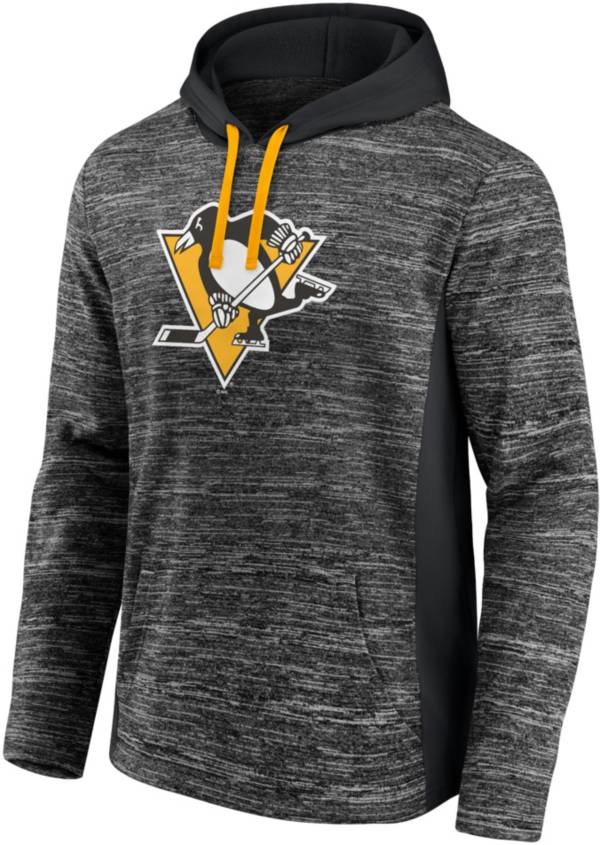 NHL Pittsburgh Penguins Chiller Charcoal Pullover Hoodie