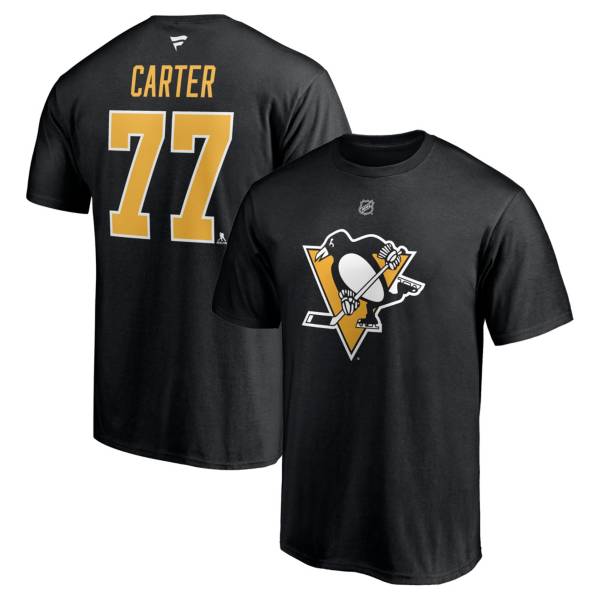 NHL Men's Pittsburgh Penguins Jeff Carter #77 Black T-Shirt