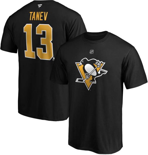 NHL Men's Pittsburgh Penguins Brandon Tanev #13 Black Player T-Shirt