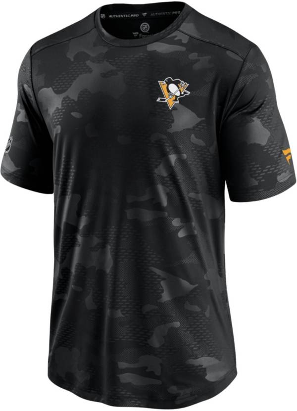 NHL Pittsburgh Penguins Authentic Pro Locker Room Camo T-Shirt