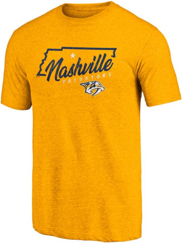NHL Nashville Predators Shoot To Score Gold T-Shirt product image