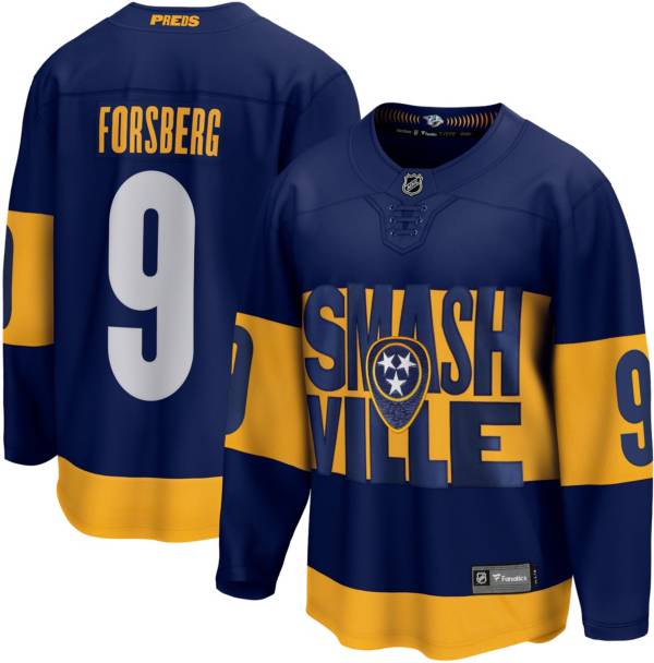 NHL Nashville Predators '21-'22 Filip Forsberg #9 Stadium Series Breakaway Replica Jersey