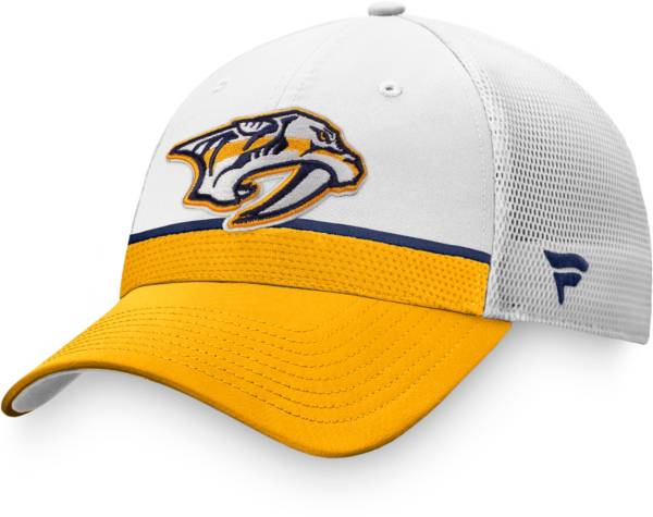 NHL Nashville Predators Authentic Pro Adjustable Trucker Hat