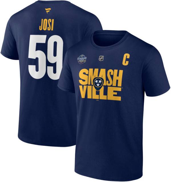 NHL '21-'22 Stadium Series Nashville Predators Roman Josi #59 Navy T-Shirt