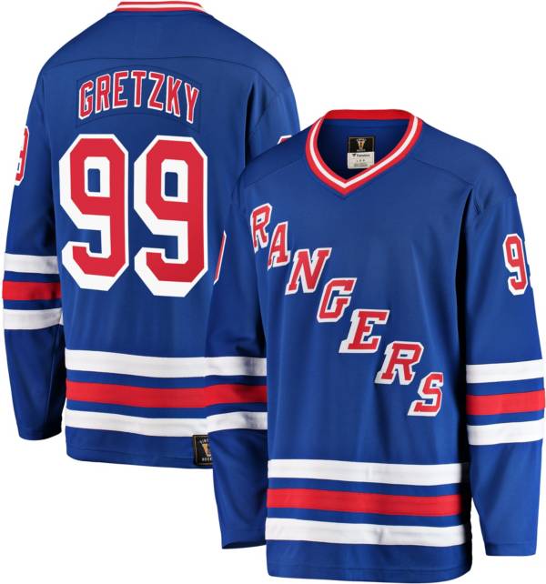 NHL New York Rangers Wayne Gretzky #99 Breakaway Vintage Replica Jersey