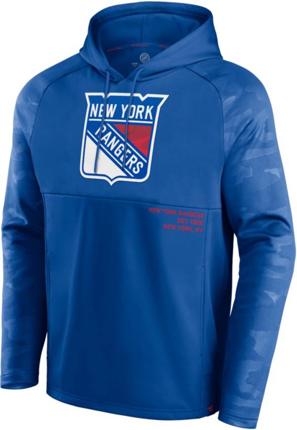 NHL New York Rangers Shade Defender Royal Pullover Hoodie