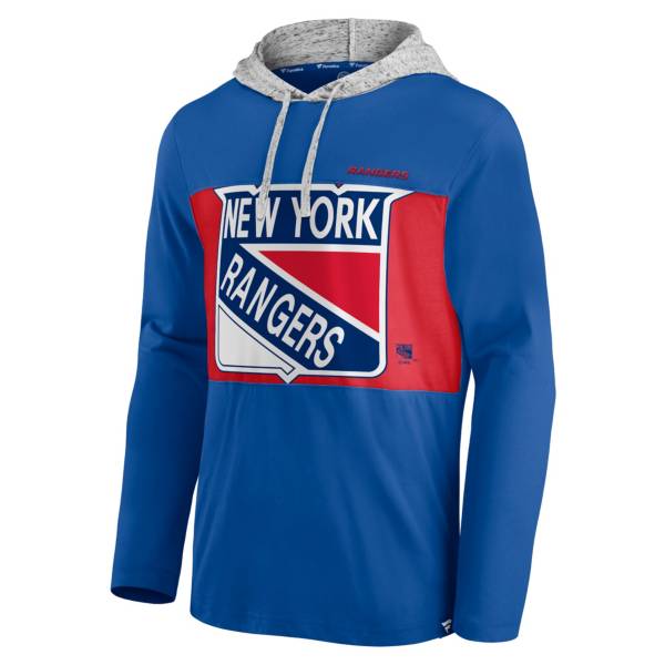 NHL New York Rangers Vintage Royal Pullover Hoodie