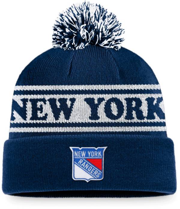 NHL New York Rangers Vintage Sports Resort Pom Knit Beanie