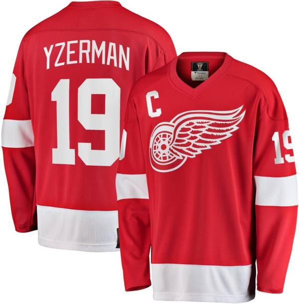 NHL Detroit Red Wings Steve Yzerman #19 Breakaway Vintage Replica Jersey