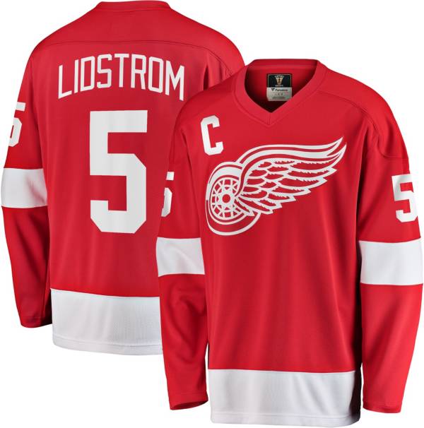 NHL Detroit Red Wings Nicklas Lidström #5 Breakaway Vintage Replica Jersey