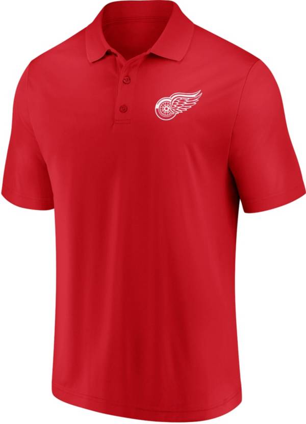 NHL Detroit Red Wings Team Red Polo