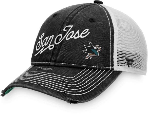 NHL San Jose Sharks Sports Resort Adjustable Trucker Hat