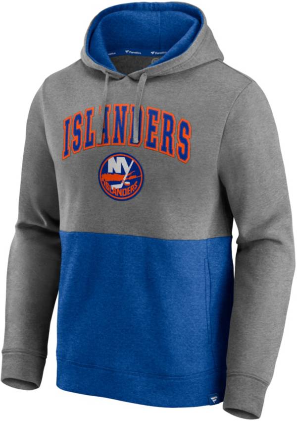 NHL New York Islanders Block Party Signature Grey Pullover Hoodie