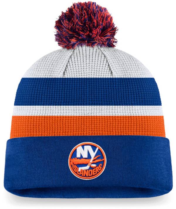 NHL New York Islanders Authentic Pro Jersey Pom Knit Beanie