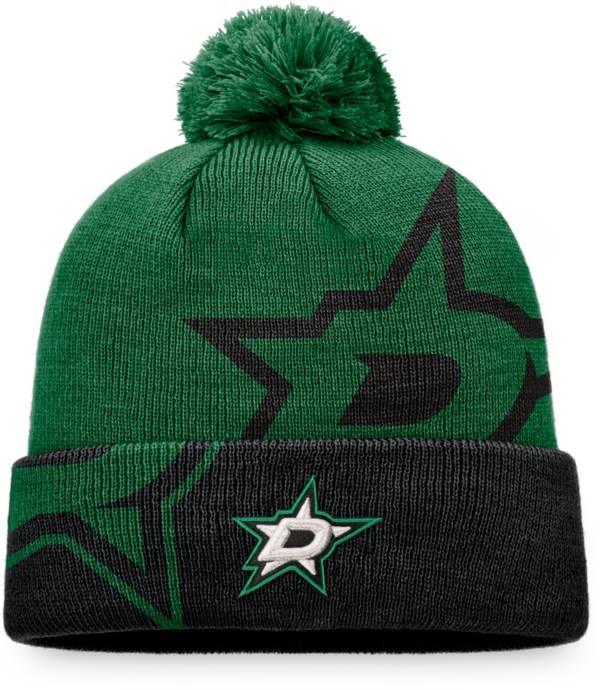 NHL Dallas Stars Block Party Cuffed Pom Knit Beanie