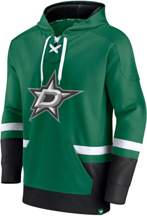 NHL Dallas Stars Block Party Power Play Green Pullover Hoodie