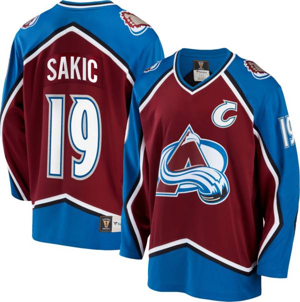 NHL Colorado Avalanche Joe Sakic #19 Breakaway Vintage Replica Jersey