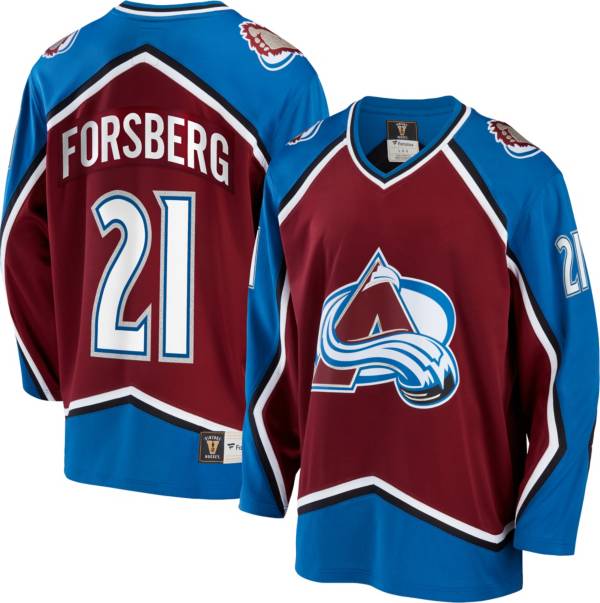 NHL Colorado Avalanche Peter Forsberg #21 Breakaway Vintage Replica Jersey