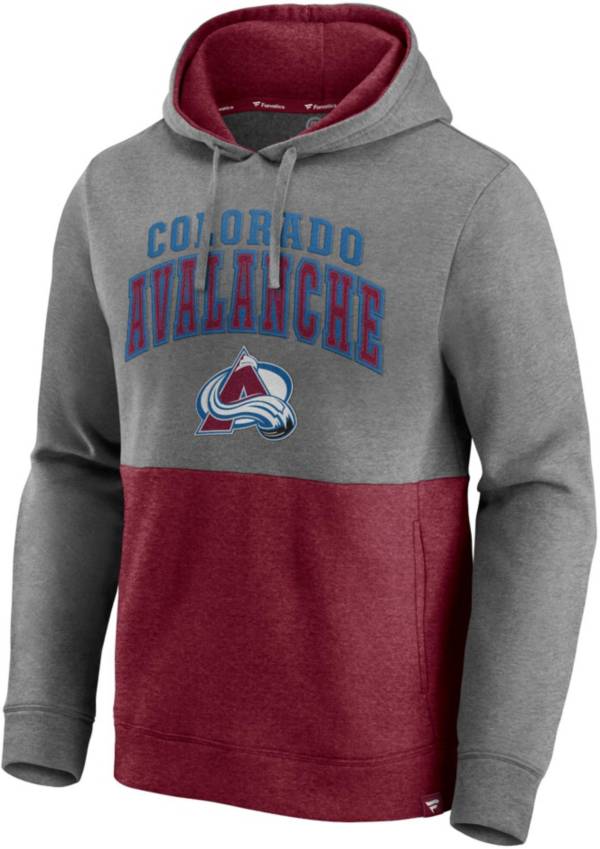 NHL Colorado Avalanche Block Party Signature Charcoal Pullover Hoodie