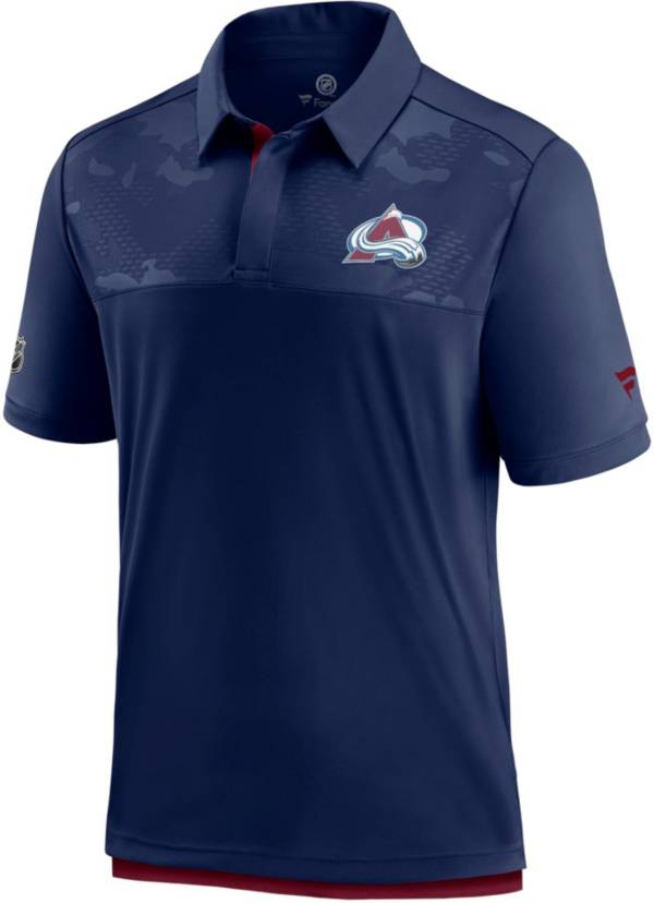 NHL Colorado Avalanche Authentic Pro Locker Room Navy Polo