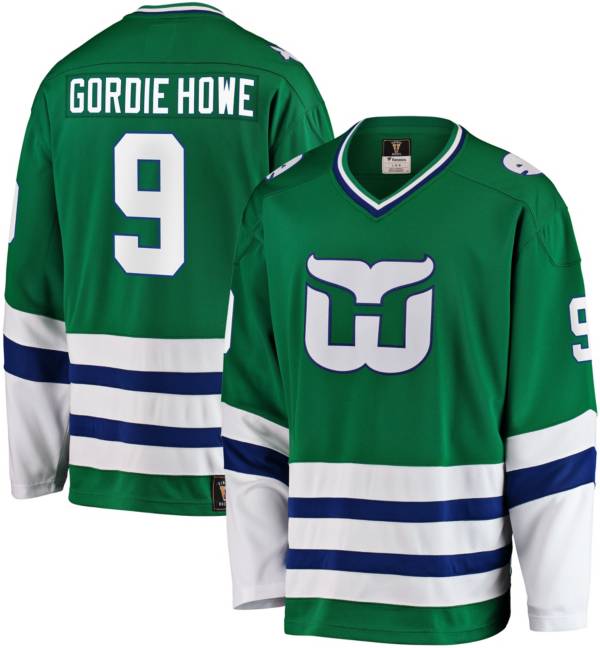 NHL Hartford Whalers Gordie Howe 9 Breakaway Vintage Replica Jersey