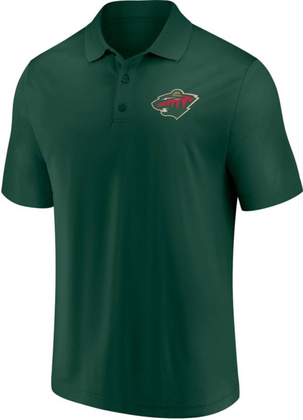 NHL Minnesota Wild Team Black Polo
