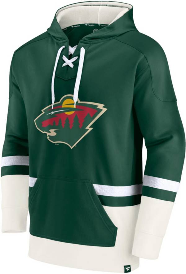 NHL Minnesota Wild Block Party Power Play Green Pullover Hoodie