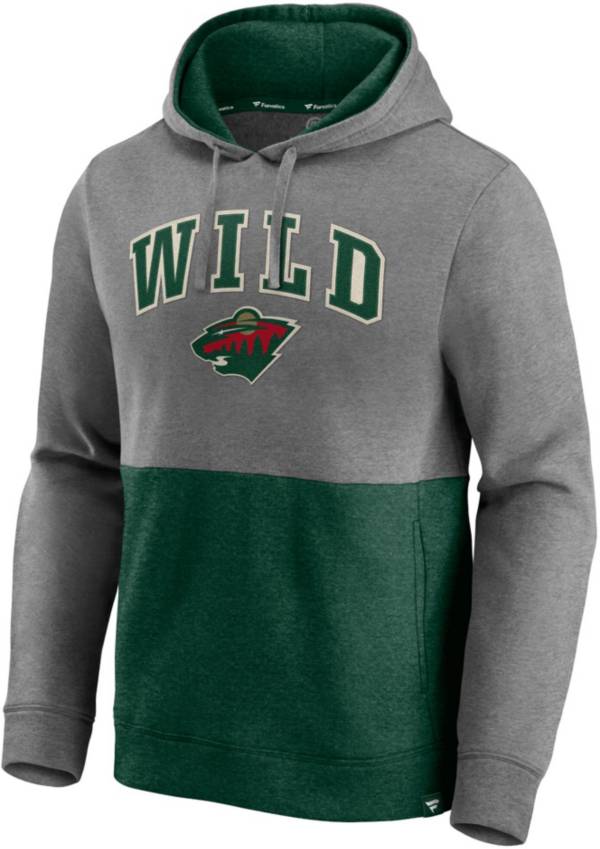 NHL Minnesota Wild Block Party Signature Green Pullover Hoodie