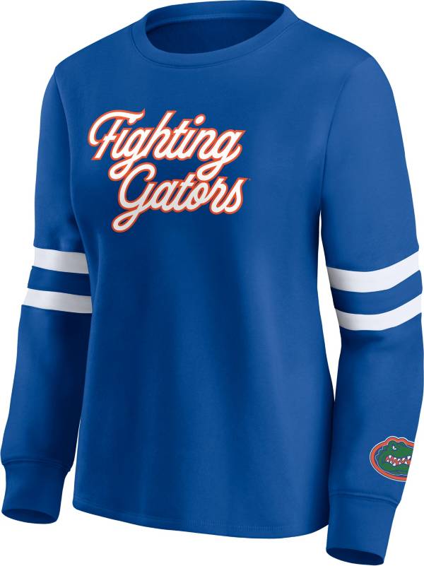 NCAA Women's Florida Gators Blue Crew Pullover Sweatshirt