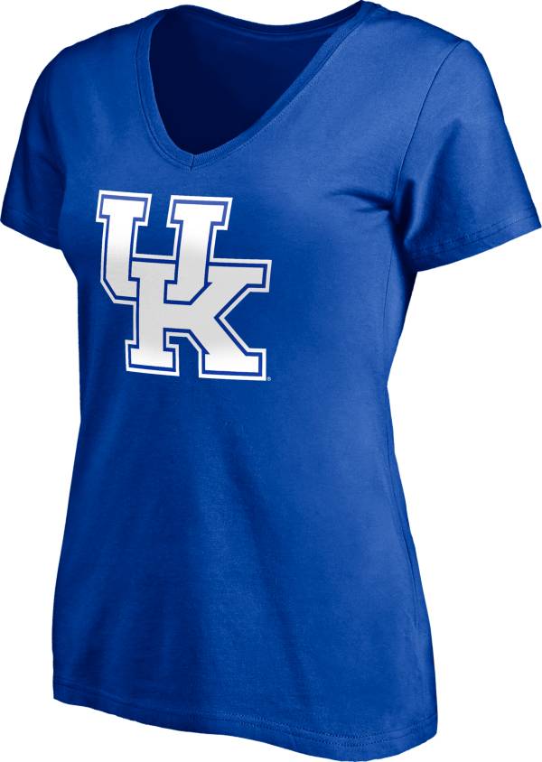 NCAA Women's Kentucky Wildcats Blue V-Neck T-Shirt