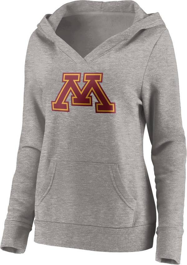 NCAA Women's Minnesota Golden Gophers Grey Pullover Hoodie