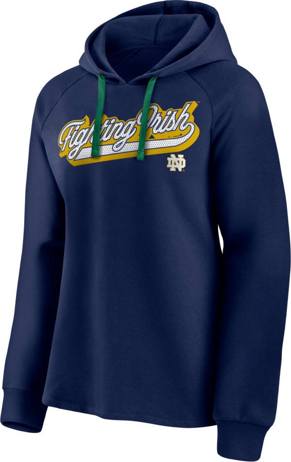 NCAA Women's Notre Dame Fighting Irish Navy Pullover Hoodie