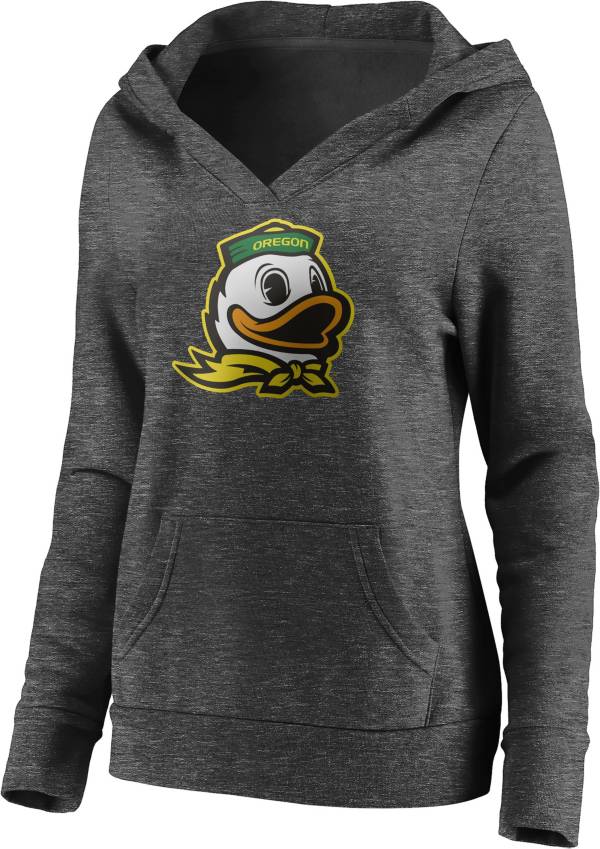 NCAA Women's Oregon Ducks Grey Pullover Hoodie