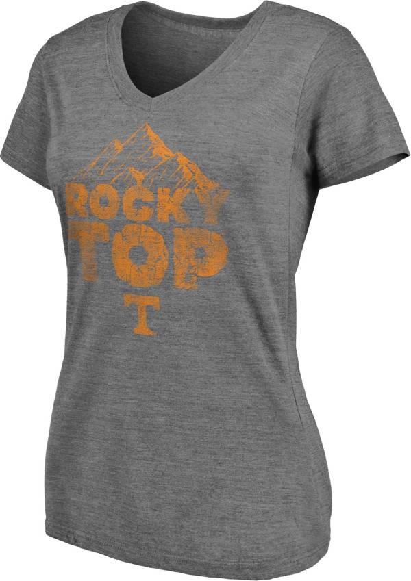 NCAA Women's Tennessee Volunteers Grey V-Neck T-Shirt