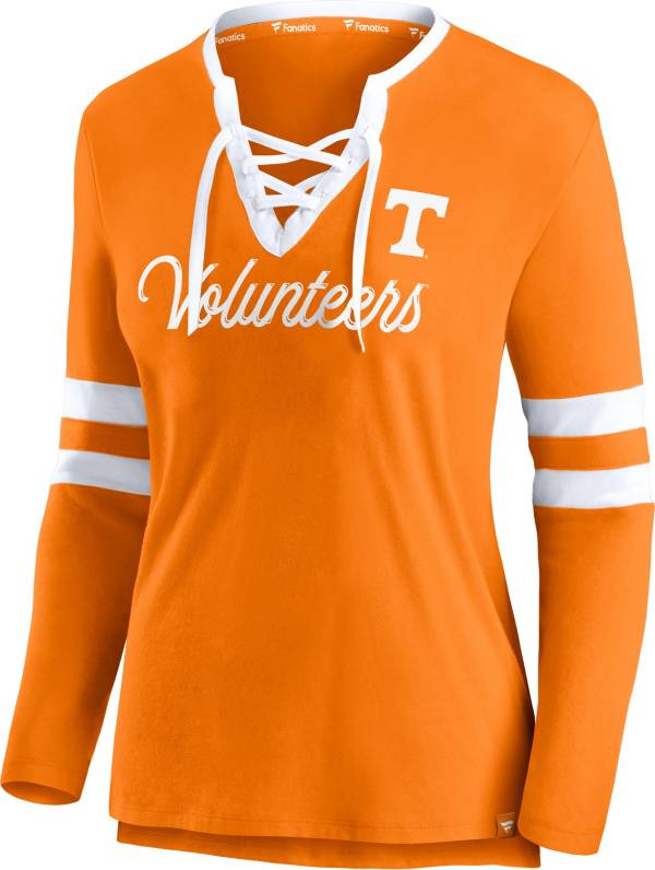 NCAA Women's Tennessee Volunteers Tennessee Orange Lace-Up Long Sleeve T-Shirt product image
