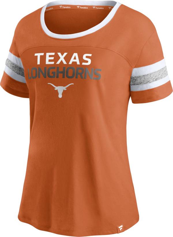 NCAA Women's Texas Longhorns Burnt Orange Crew T-Shirt