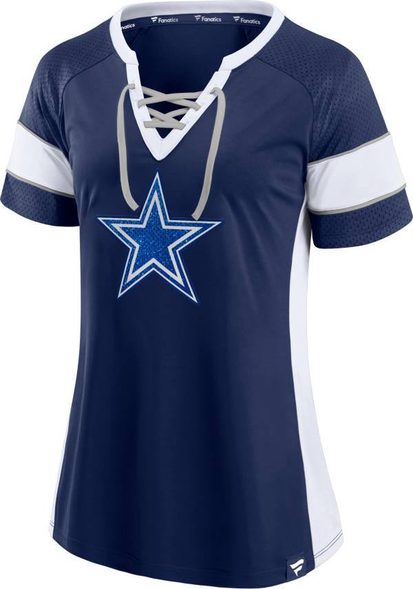Dallas Cowboys Merchandising Women's Athena Navy T-Shirt