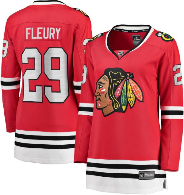 NHL Women's Chicago Blackhawks Marc-Andre Fleury #29 Breakaway Home Replica Jersey