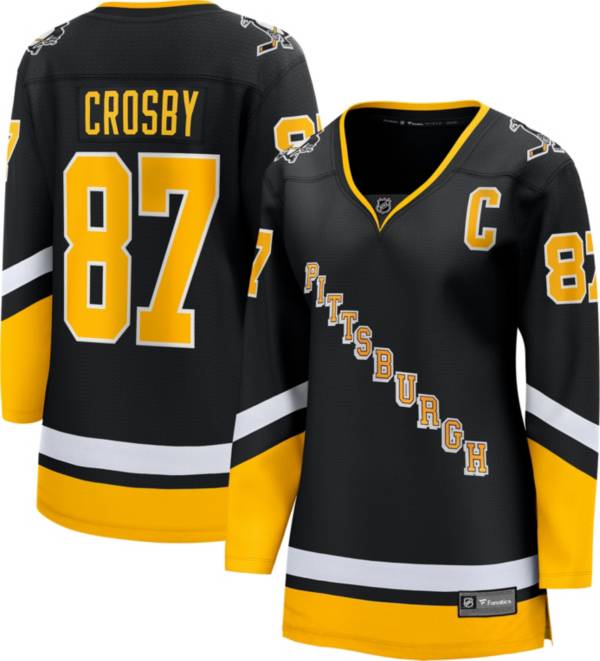 NHL Women's Pittsburgh Penguins Sidney Crosby #87 Breakaway Alternate Replica Jersey