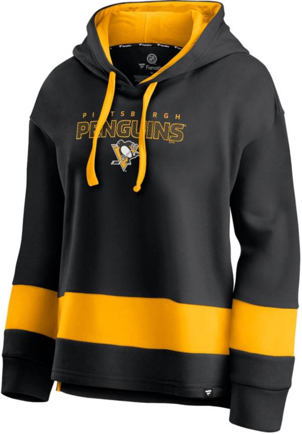 NHL Women's Pittsburgh Penguins Block Party Black Pullover Hoodie